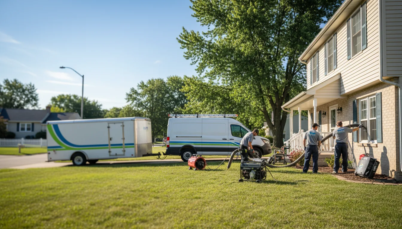 Flooded Basement Restoration And Cleanup With Repair in Green Isle, MN near me